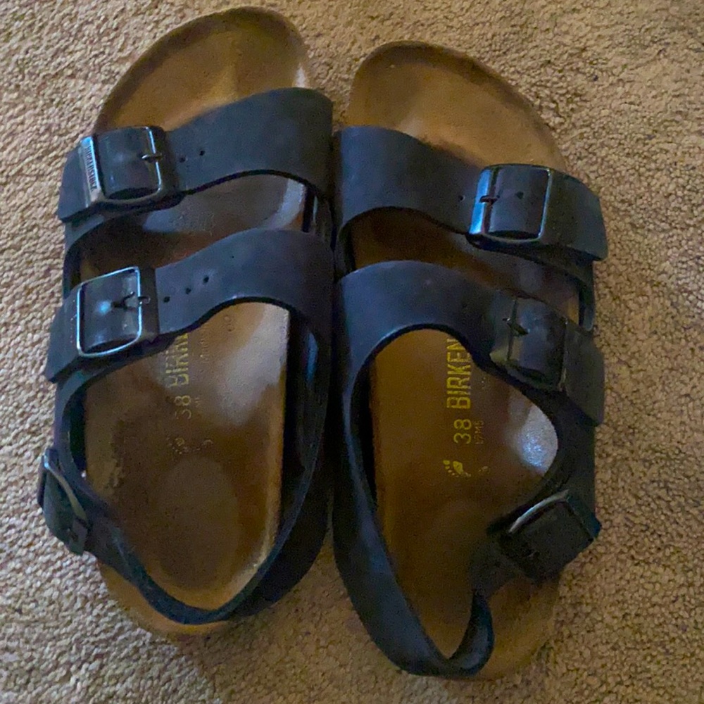 Birkenstock Black Milano sandals Size 38
